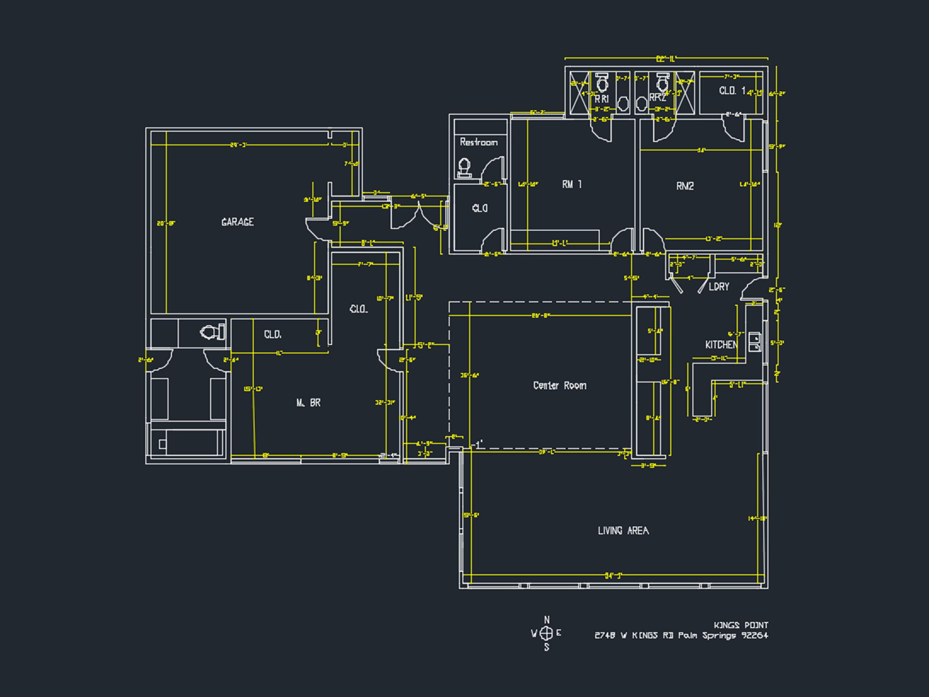 Vanessa Partida AutoCad Floor Plans