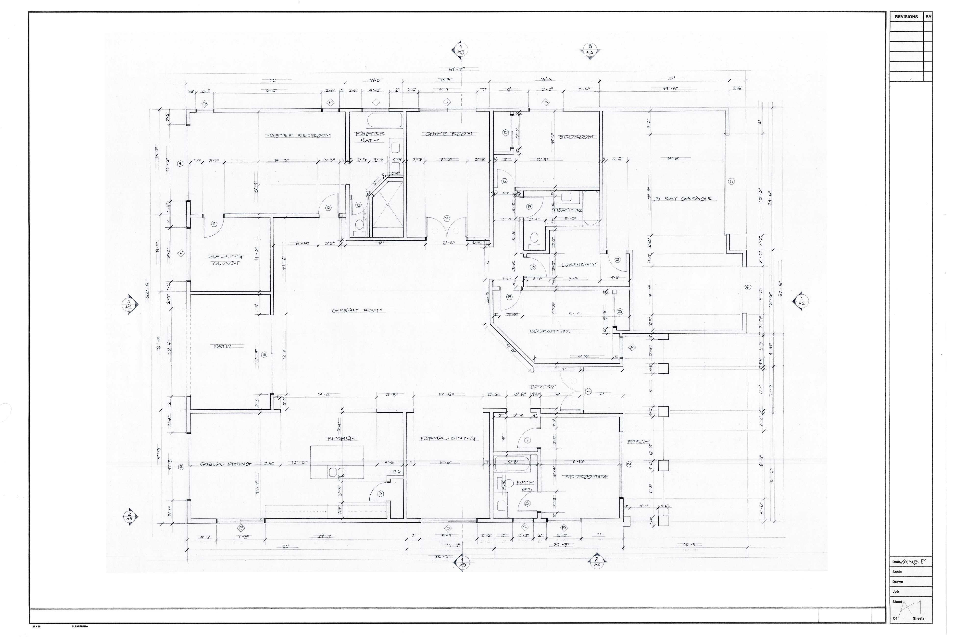 Vanessa Partida ARCH PRACTICE II Floor Plans